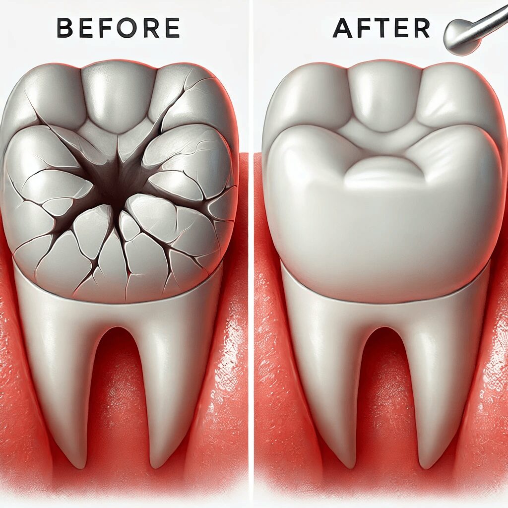 urgent dental care is provided at the same day